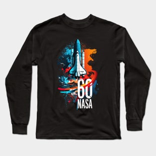 Space Shuttle 60 Years NASA Long Sleeve T-Shirt